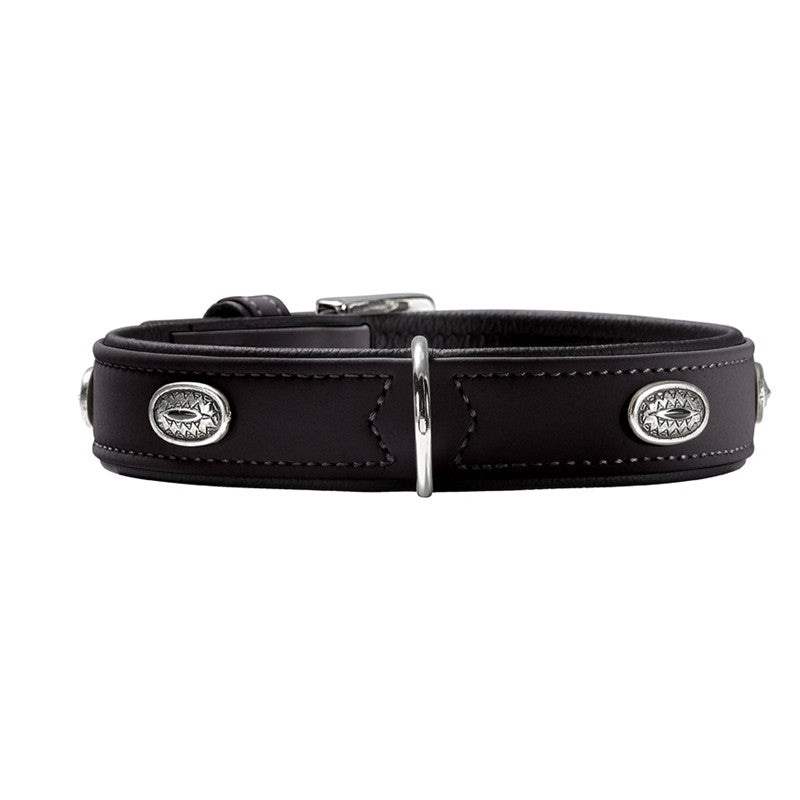 Hunter Halsband Softie Stone schwarz S-M / 36 - 44 cm