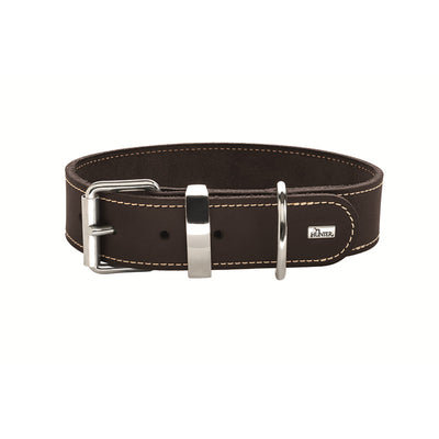 Hunter Hunde Halsband Aalborg Special dunkelbraun 35