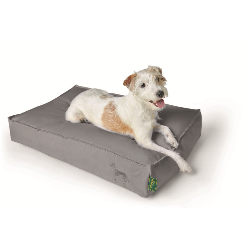 HUNTER Kissen Ribe Polyester grau 100x70 cm