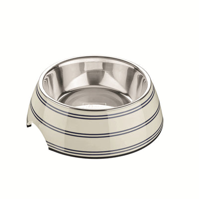 Hunter Napf Melamin Silda weiß/grau 700 ml