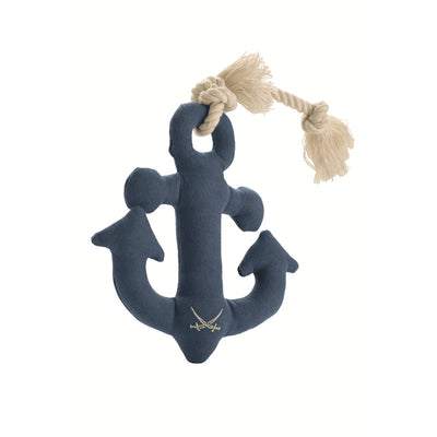 HUNTER Toy Hund Sansibar Kampen Anker, Baumwolle blau 1 Stück