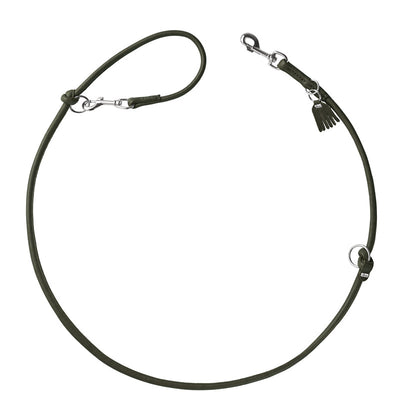 HUNTER Verst. Leine Round München , Rindsleder grün 10/200