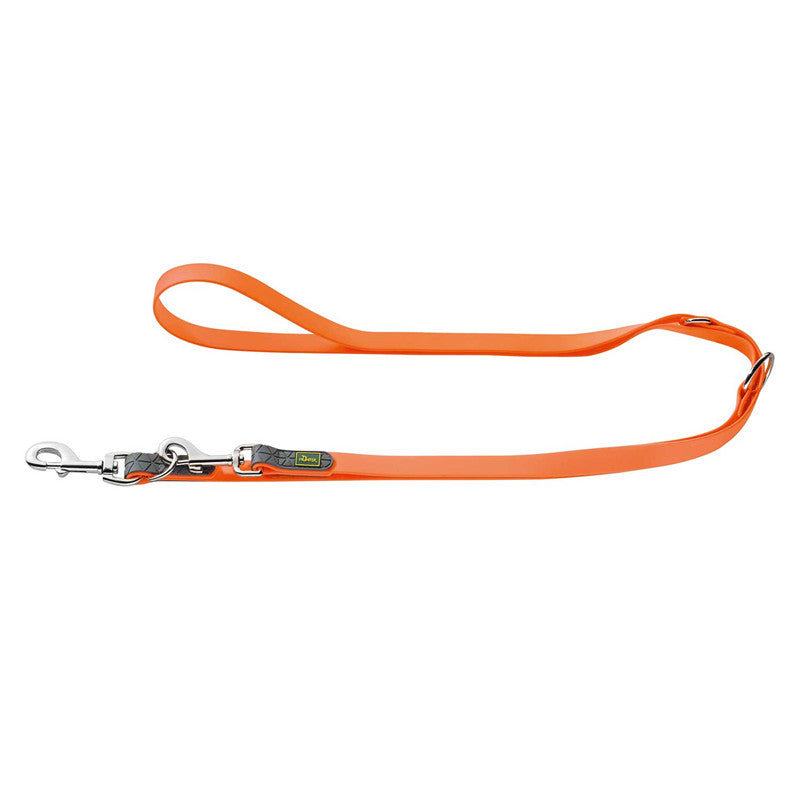 Hunter Verstellbare Führleine Convenience neonorange 20 mm / 200 cm