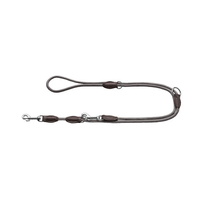 Hunter Verstellbare Führleine Freestyle grau 10/200