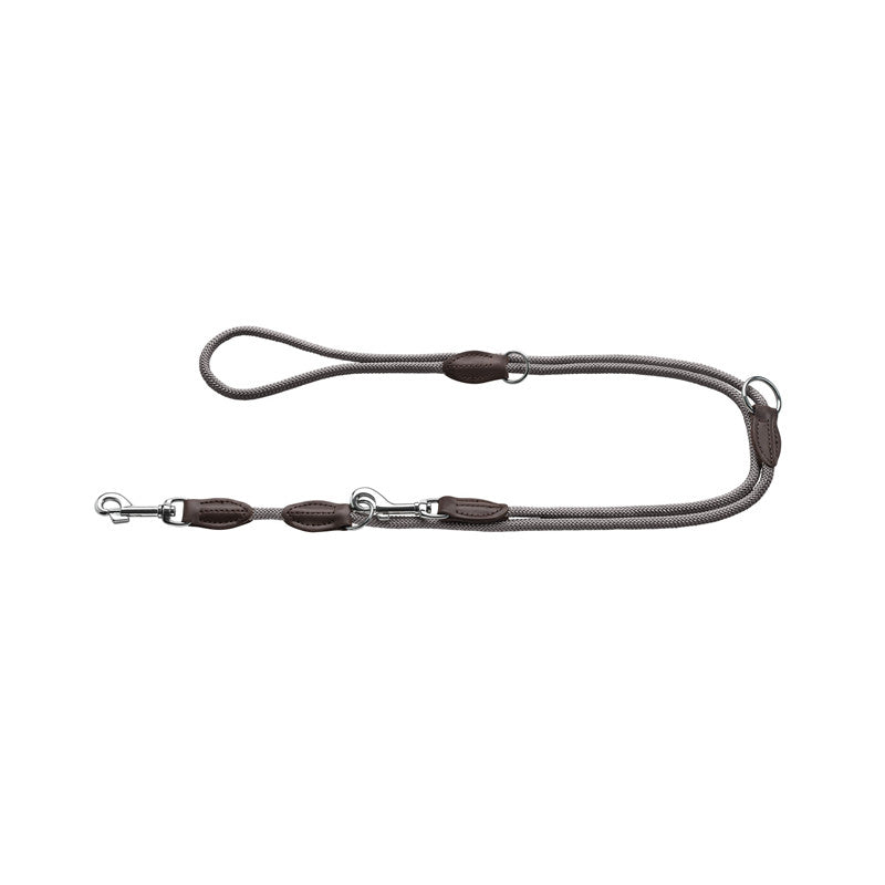 Hunter Verstellbare Führleine Freestyle grau mm 8/200