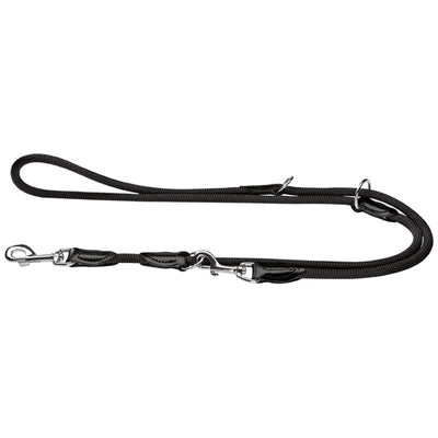 Hunter Verstellbare Führleine Freestyle schwarz 10/200
