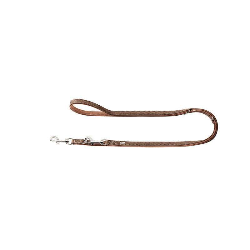 Hunter Verstellbare Führleine Porto tabak/cognac 20/200