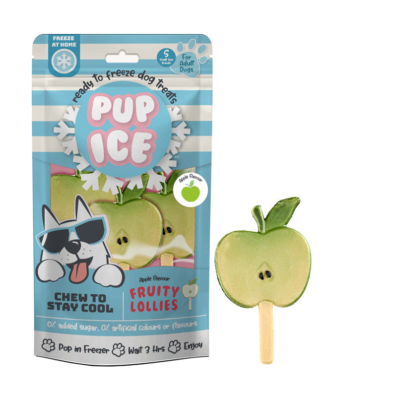 Imaginelles Pup Ice Dog Snack Fruity Lollies Apple S 3 Stück 90 g