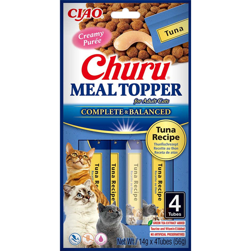 Inaba Cat Churu Meal Topper Tuna Recipe 4 x14g 1 Stück