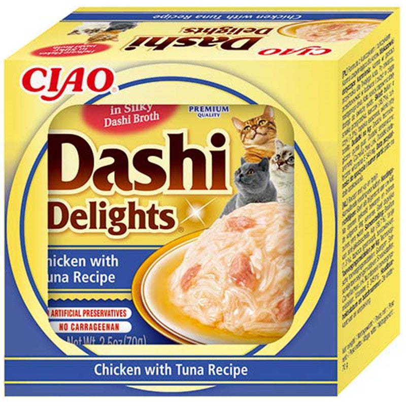 Inaba Cat Dashi Delights Chicken with Tuna Recipe 70 g