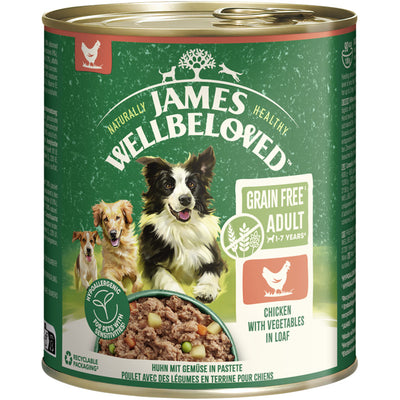 JAMES WELLBELOVED™ Hund Dose Getreidefrei Huhn Pastete 800 g