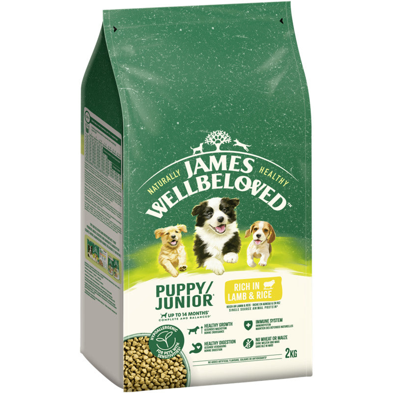JAMES WELLBELOVED™ Hund Junior Lamm & Reis 2 kg