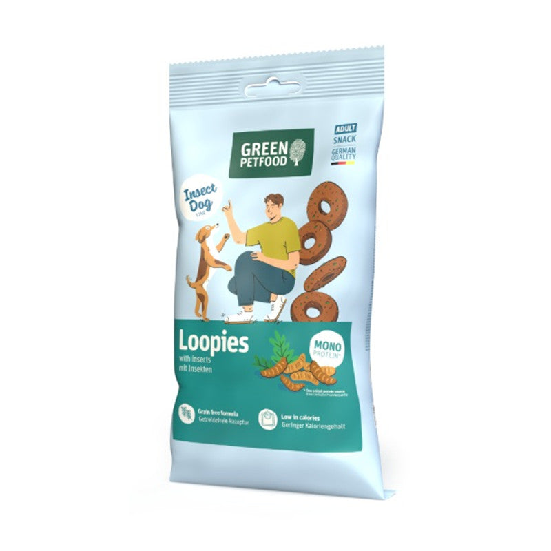 Josera Green Petfood Dog Snack Loopies with Insects 100 g