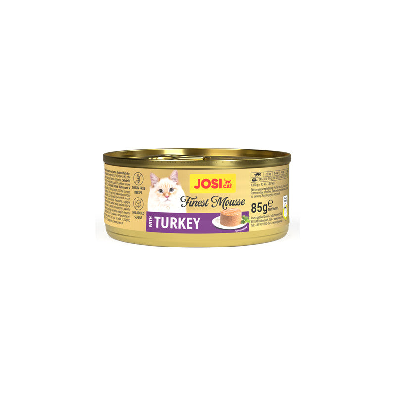 JosiCat Finest Mousse with Turkey 85 g