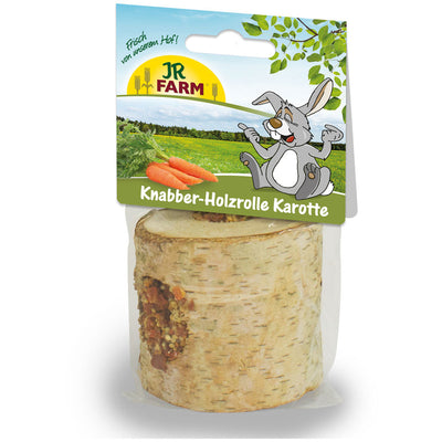 JR Farm Knabber-Holzrolle Karotte 150 g