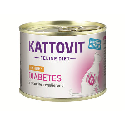 Kattovit Feline Diet Diabetes Huhn 185 g