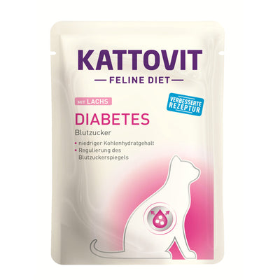 Kattovit Feline Diet Diabetes Lachs 85 g