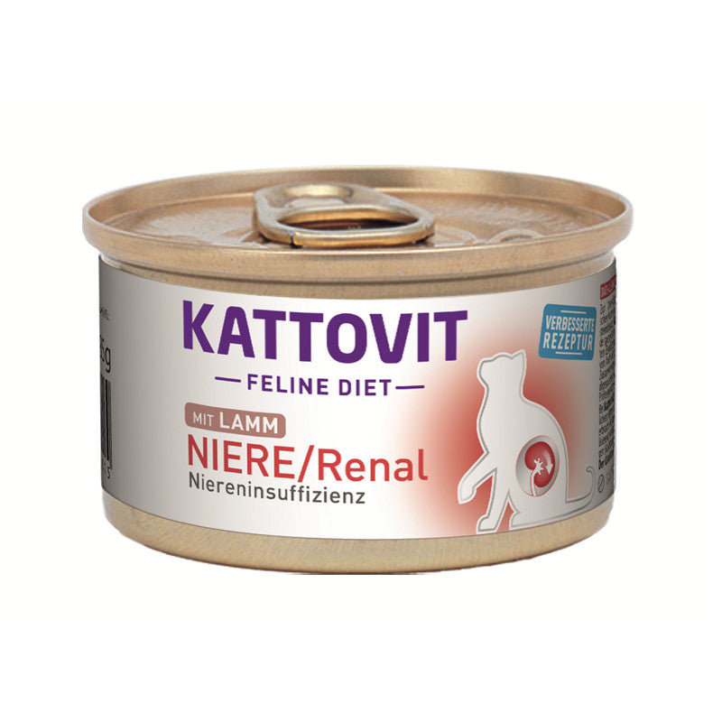 Kattovit Feline Diet Niere / Renal Lamm 85 g