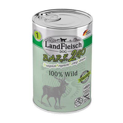 LandFleisch B.A.R.F.2GO Exklusiv 100% vom Wild 400 g