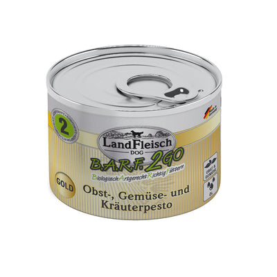 LandFleisch B.A.R.F.2GO Obst-, Gemüse- und Kräuterpesto Gold 200 g