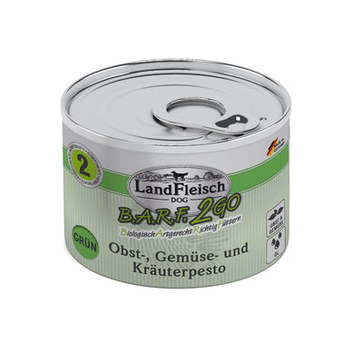 LandFleisch B.A.R.F.2GO Obst-, Gemüse- und Kräuterpesto Grün 200 g