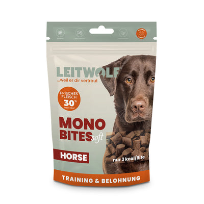 Leitwolf Snack Mono Bites Horse 150 g
