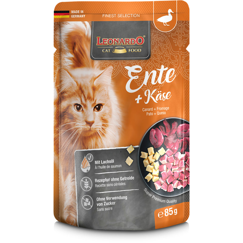 LEONARDO Adult Ente + Käse 85 g