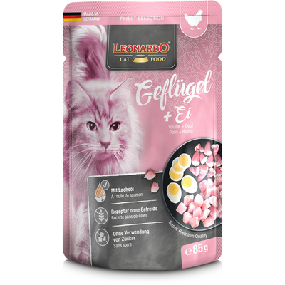 LEONARDO Adult Geflügel + Ei 85 g
