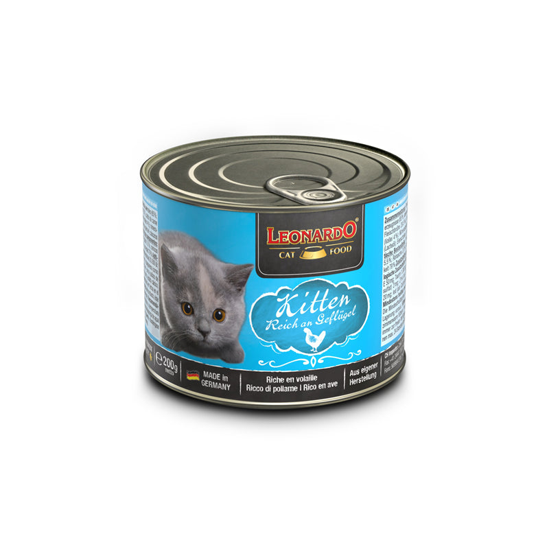 LEONARDO Kitten Reich an Geflügel 200 g