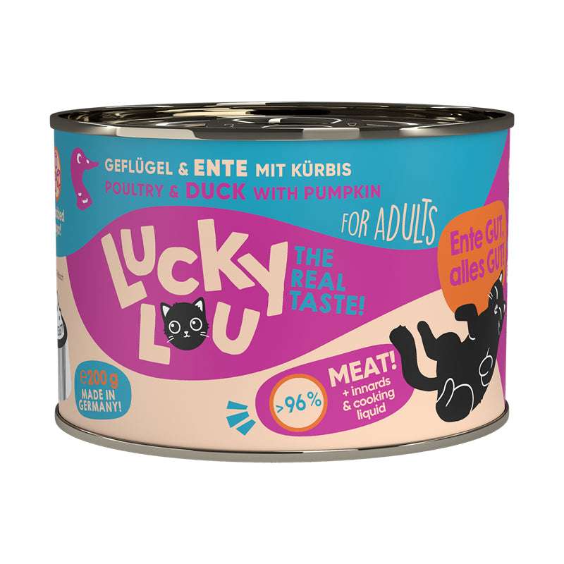 Lucky Lou Dose Lifestage Adult Geflügel + Ente 200g