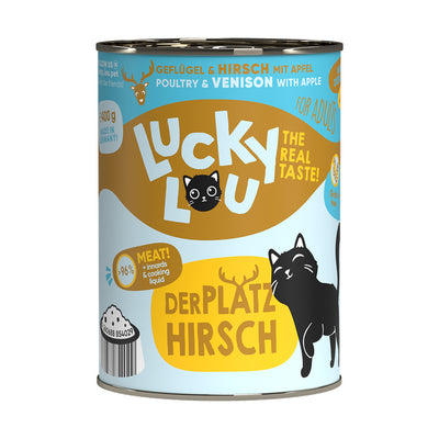 Lucky Lou Dose Lifestage Adult Geflügel + Hirsch 400g