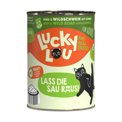 Lucky Lou Dose Lifestage Adult Rind + Wildschwein 400g