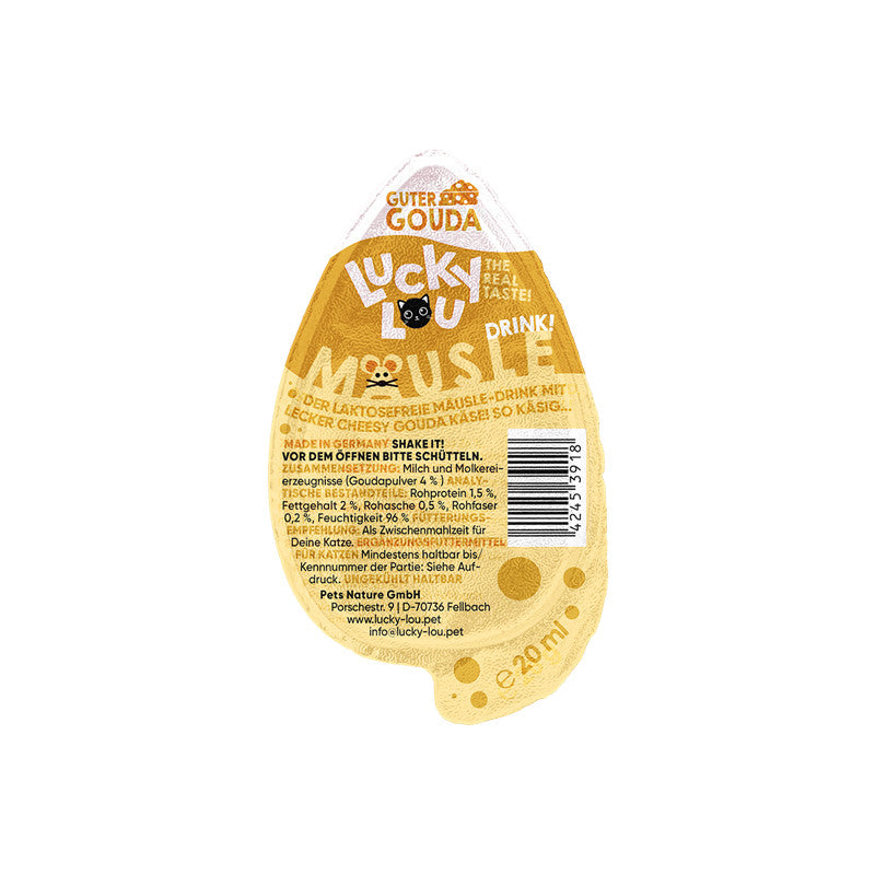 Lucky Lou Drink-Snack Mäusle Gouda 1 Stück