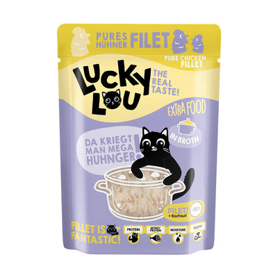 Lucky Lou® Extra Food Hühnerfilet in Sud Pouchbeutel 70 g
