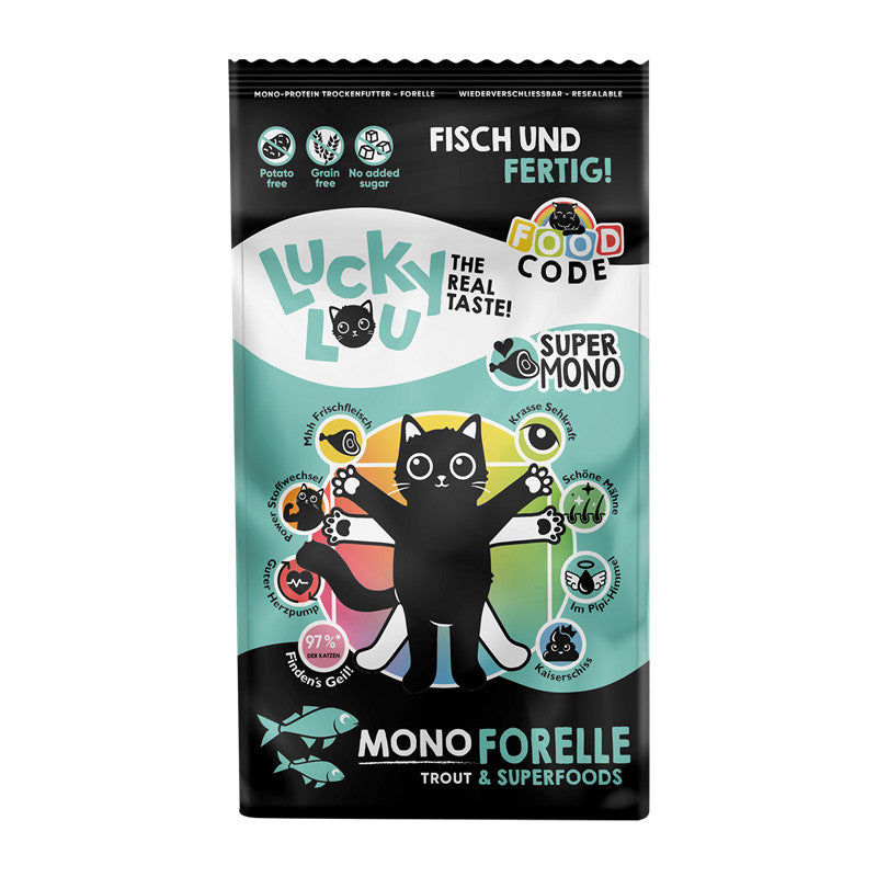 Lucky Lou® Food Code Mono Forelle 340 g
