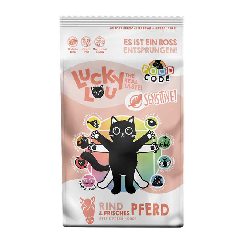 Lucky Lou® Food Code Sensitive Adult Rind & Pferd 1 Stück
