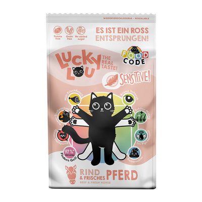 Lucky Lou® Food Code Sensitive Adult Rind & Pferd 750 g