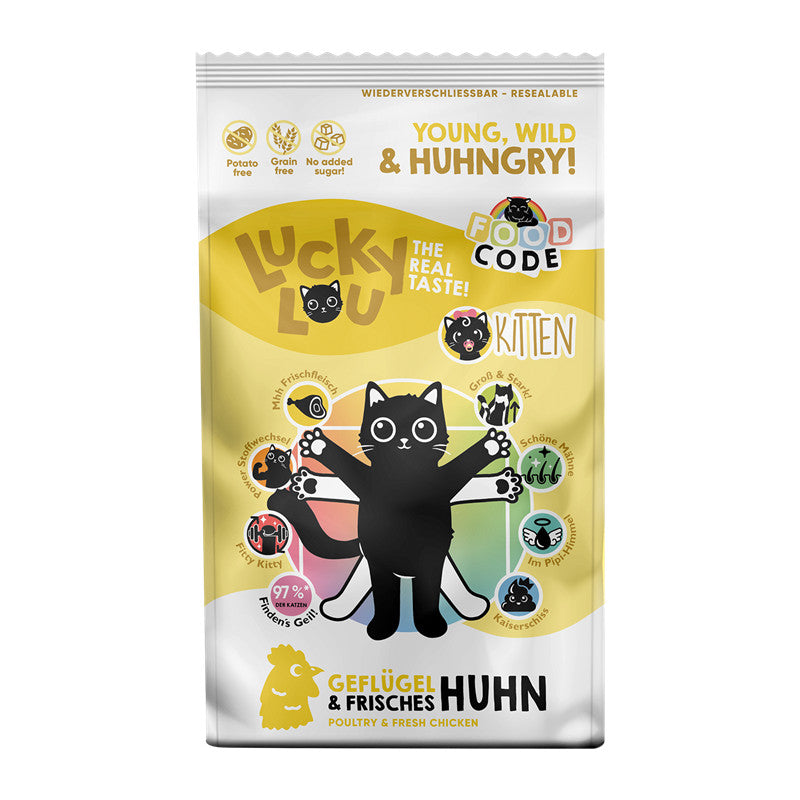 Lucky Lou Kitten Geflügel & Huhn 1,7 kg