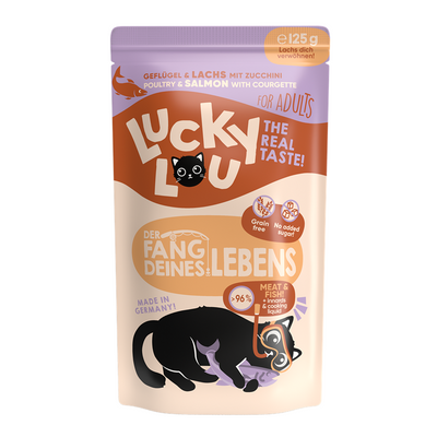 Lucky Lou Lifestage Adult Geflügel & Lachs 125g