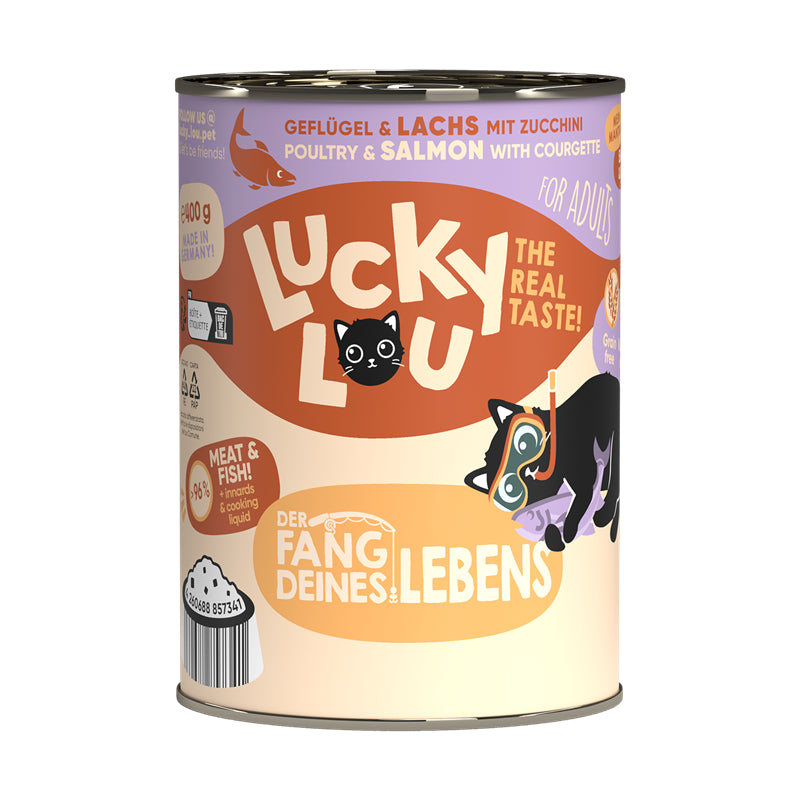 Lucky Lou Lifestage Adult Geflügel & Lachs 400g