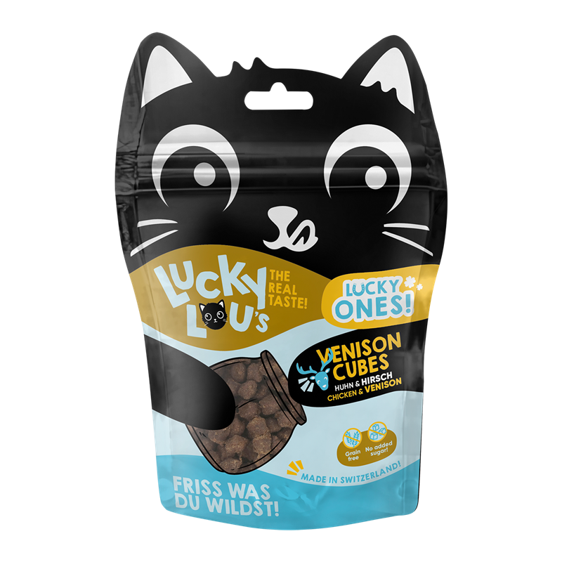 Lucky Lou Lucky Ones Cubes Huhn & Hirsch 80g