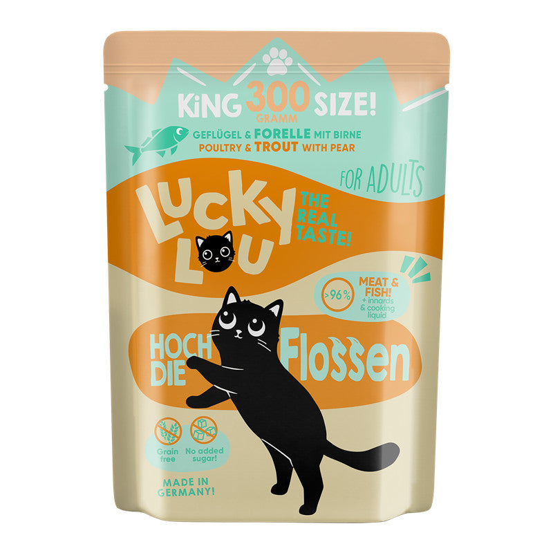 Lucky Lou PB Lifestage Adult Geflügel + Forelle 300 g