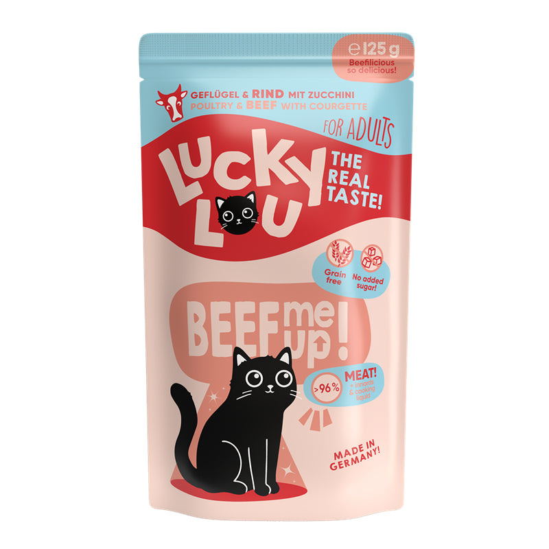 Lucky Lou PB Lifestage Adult Geflügel + Rind 125g
