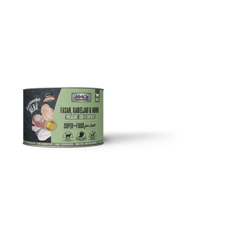 MAC's CAT Feinschmecker Fasan, Kabeljau & Huhn 200 g