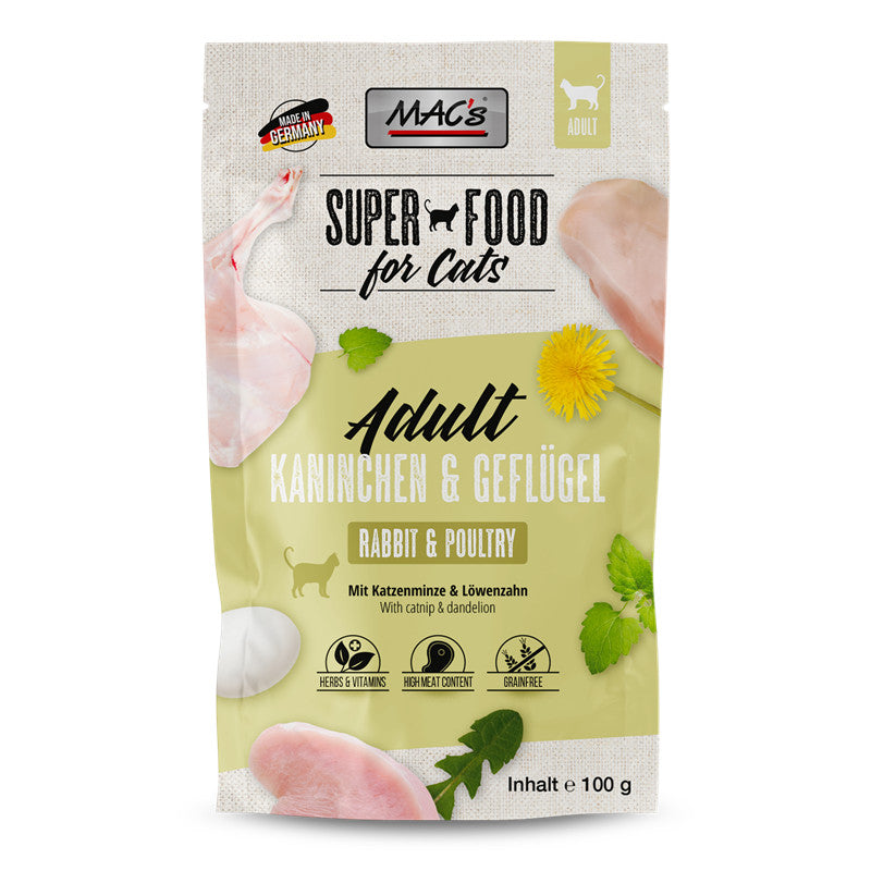 MAC's CAT Kaninchen & Geflügel 100 g