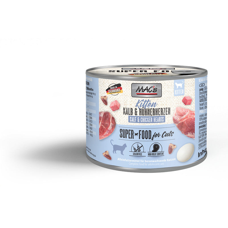 MAC's CAT Kitten Kalb & Hühnerherzen 200 g
