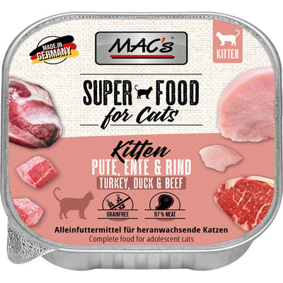 MAC's CAT Kitten Pute, Ente & Rind 100 g