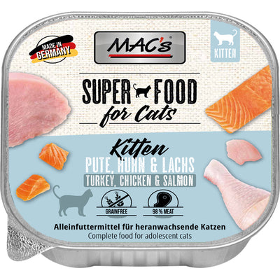 MAC's CAT Kitten Pute, Huhn & Lachs 100 g