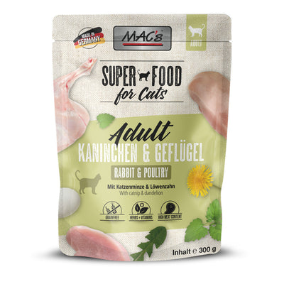 MAC's CAT Pouch Kaninchen & Geflügel 300 g