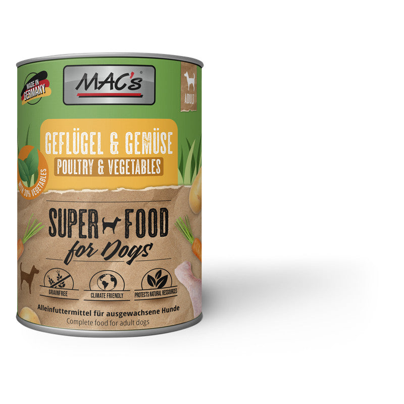 MAC's DOG Geflügel & Gemüse 800 g